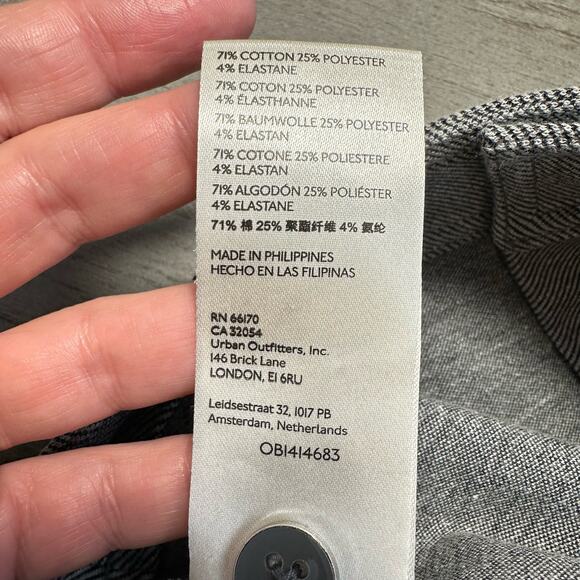 Anthropologie Maeve Wide Leg Pants front Seam and Front Slit Trousers 2 - Picture 10 of 14